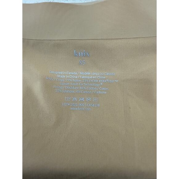 Knix Light Leak Proof No Show Bikini Warm Sand Womens Xsmall - Picture 4 of 7